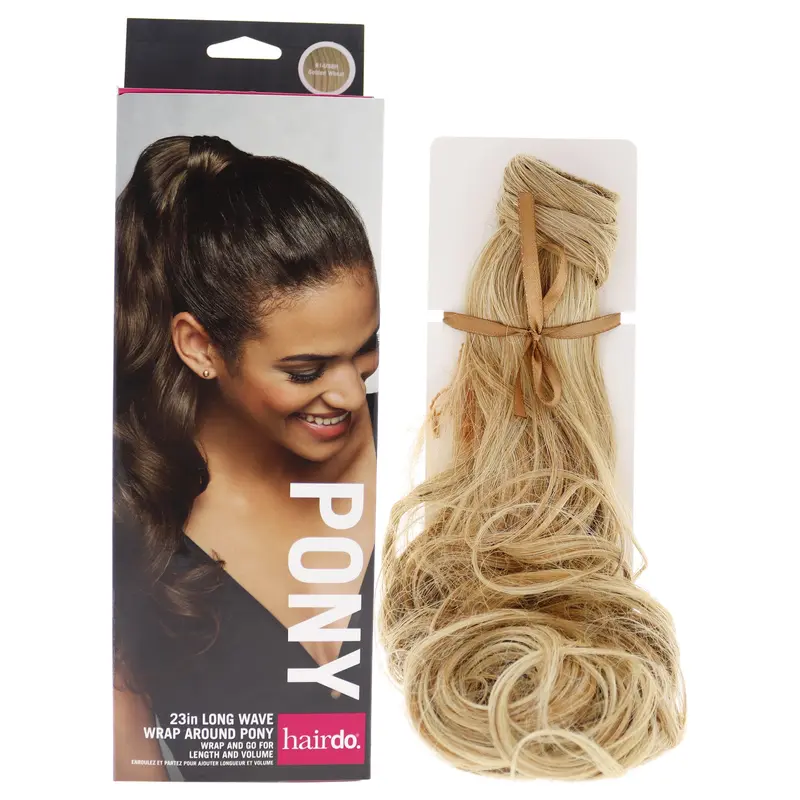 Hairdo Wave Wrap Around Pony - R14 88H Golden Wheat by Hairdo for Women - 23 Inch Hair Extension