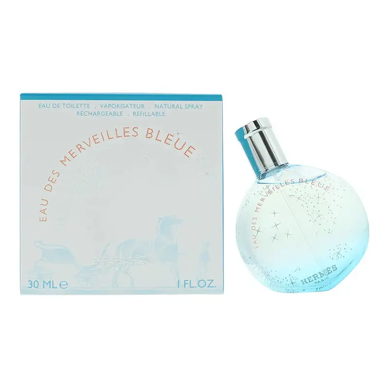 Herms Eau des Merveilles Bleue Refillable Eau de Toilette 30ml