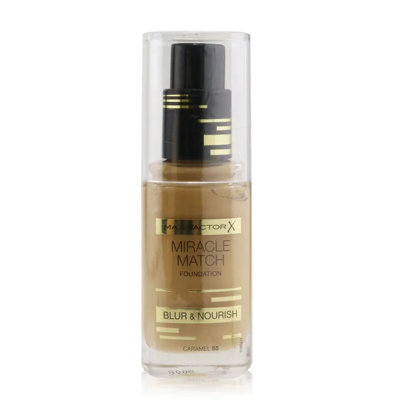 Max Factor Miracle Match Foundation Blur & Nourish - # 85 Caramel  30ml/1oz
