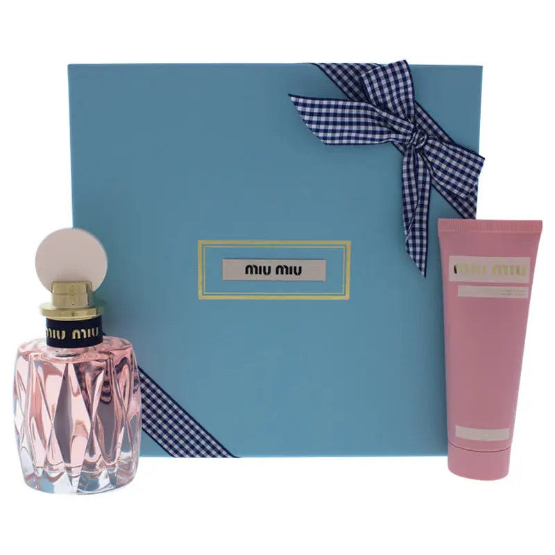 Miu Miu Miu Miu LEau Rosee by Miu Miu for Women - 2 Pc Gift Set 3.4 oz EDT Spray, 2.5oz Hand Cream