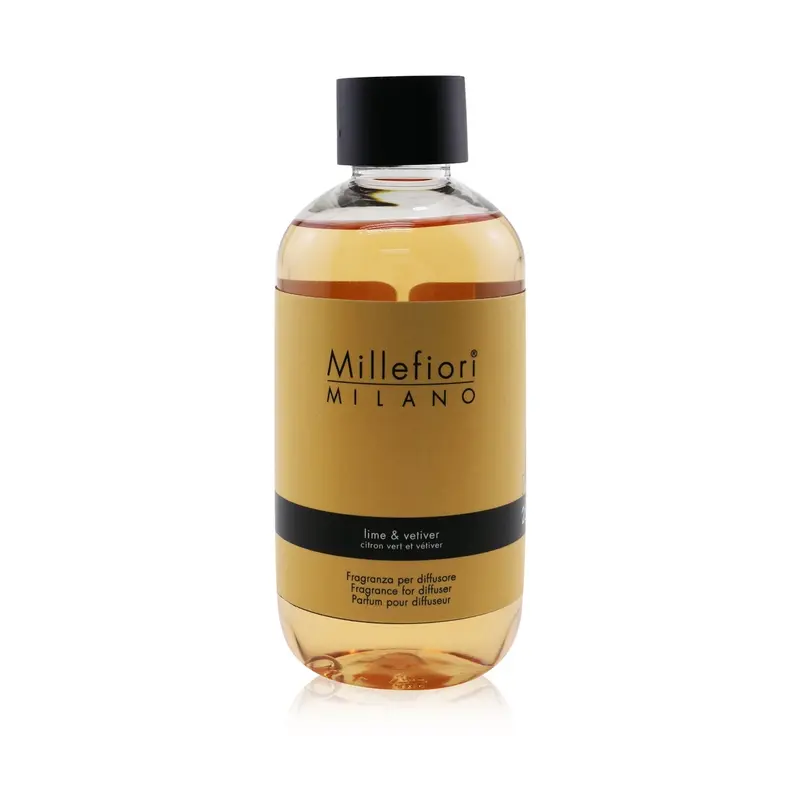 Millefiori Natural Fragrance Diffuser Refill - Lime & Vetiver  500ml/16.9oz