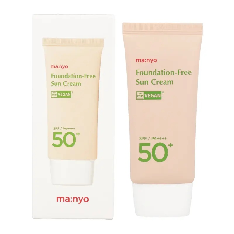 MANYO FACTORY Foundation-Free Sun Cream SPF50+ PA++++ 50ml