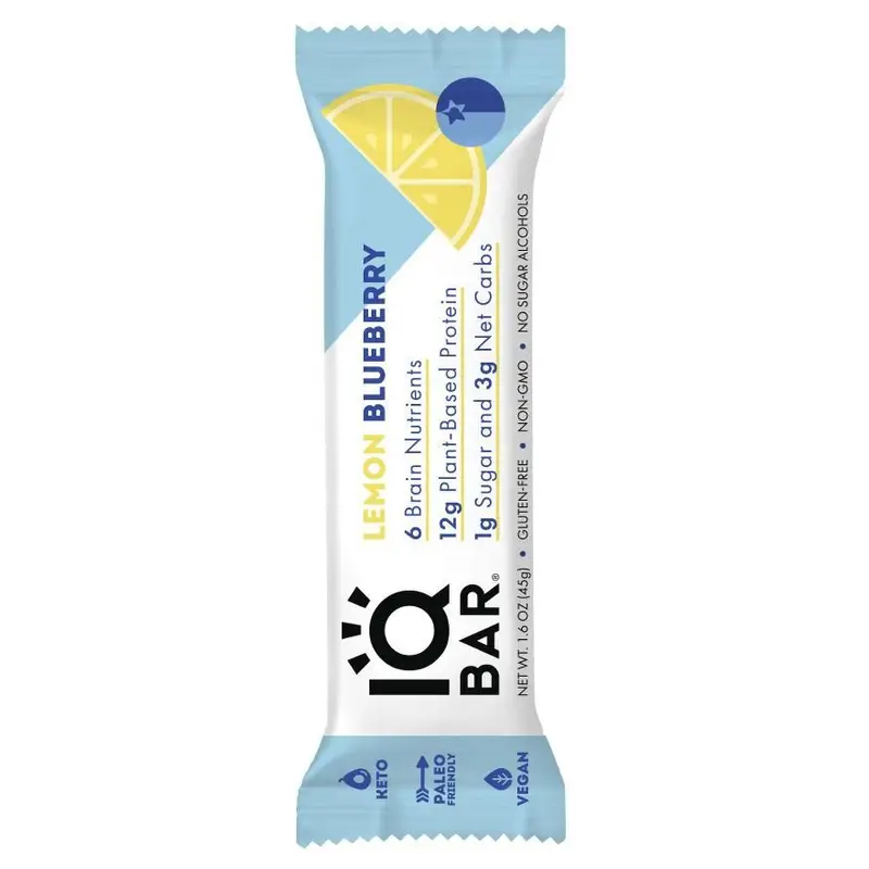 IQ Bar Lemon Blueberry 45g