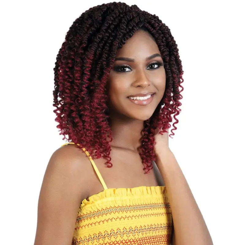Motown Tress Passion Twists Crochet Hair 3X's Pack- 10"