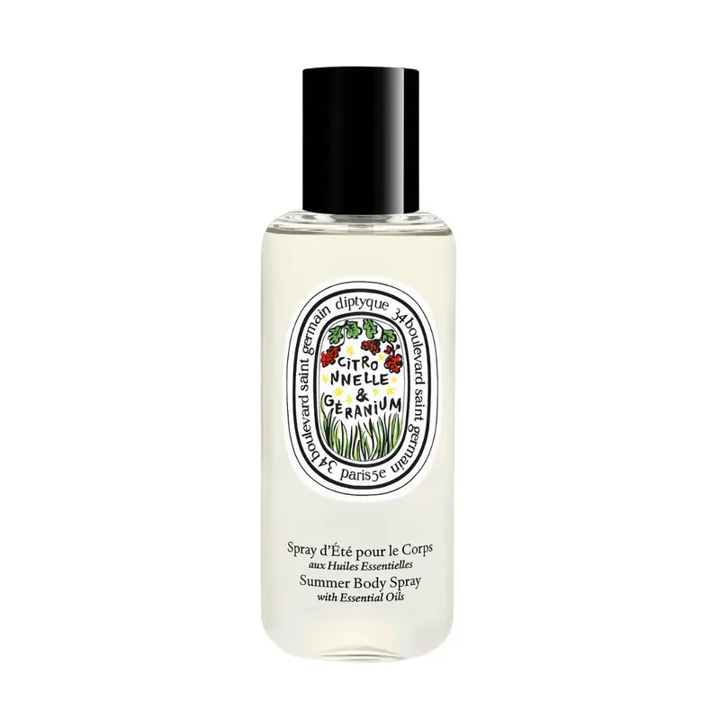 Lemongrass & Geranium Summer Body Spray with Essential Oils (Limited Edition)