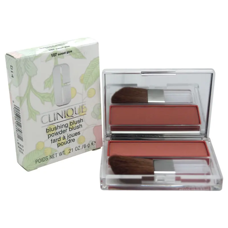 Clinique Blushing Blush Powder Blush - # 107 Sunset Glow by Clinique for Women - 0.21 oz Blush
