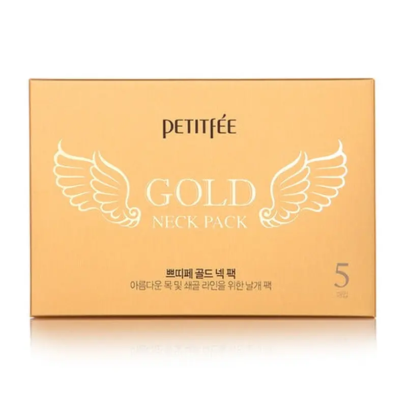 PETITFEE Gold Neck Pack (5pcs)
