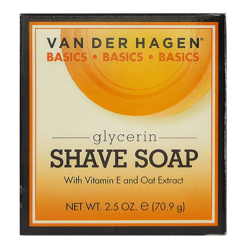 Van Der Hagen Basics Glycerin Shave Soap
