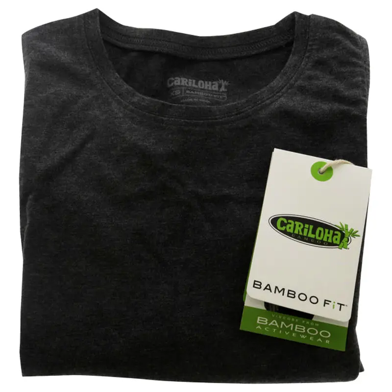Cariloha Bamboo Sleeveless T-Shirt - Carbon Heather by Cariloha for Women - 1 Pc T-Shirt (XS)