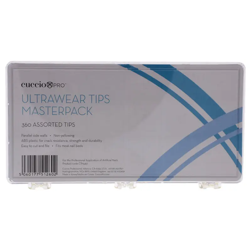 Cuccio Pro Pro Ultrawear Tips Masterpack by Cuccio Pro for Women - 360 Pc Acrylic Nails
