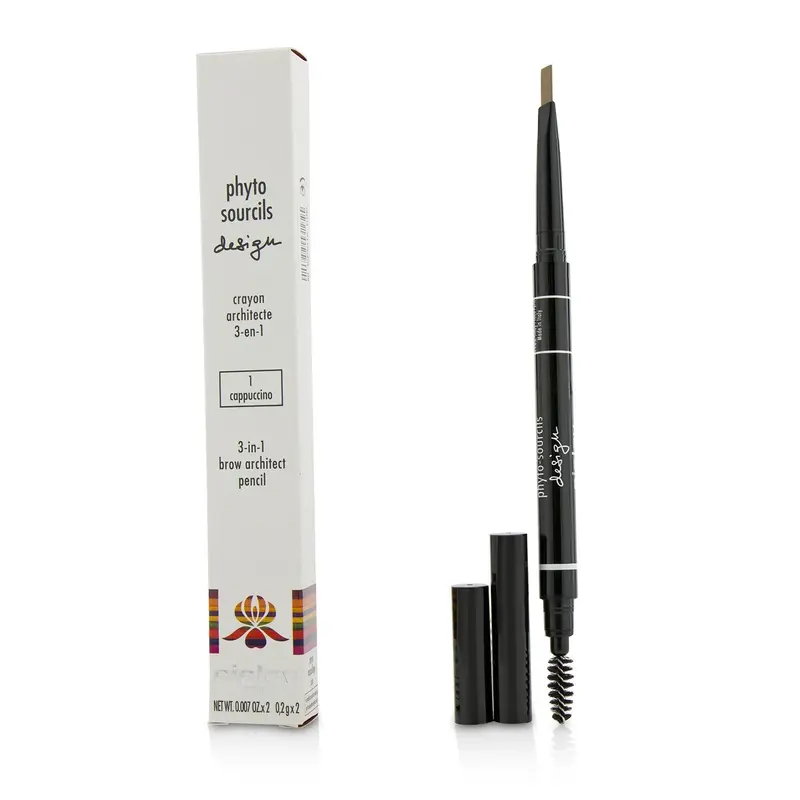 Sisley Phyto Sourcils Design 3 In 1 Brow Architect Pencil - # 1 Cappuccino  2x0.2g/0.007oz
