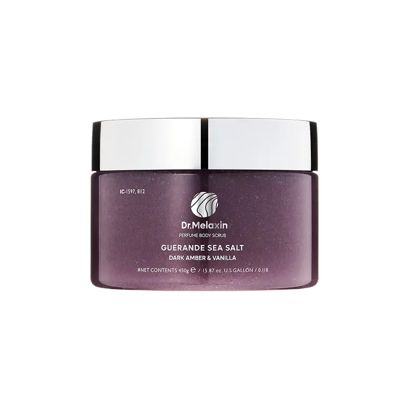 Dr.Melaxin Guerande Sea Salt Perfume Body Scrup Dark Amber & Vanilla 450g