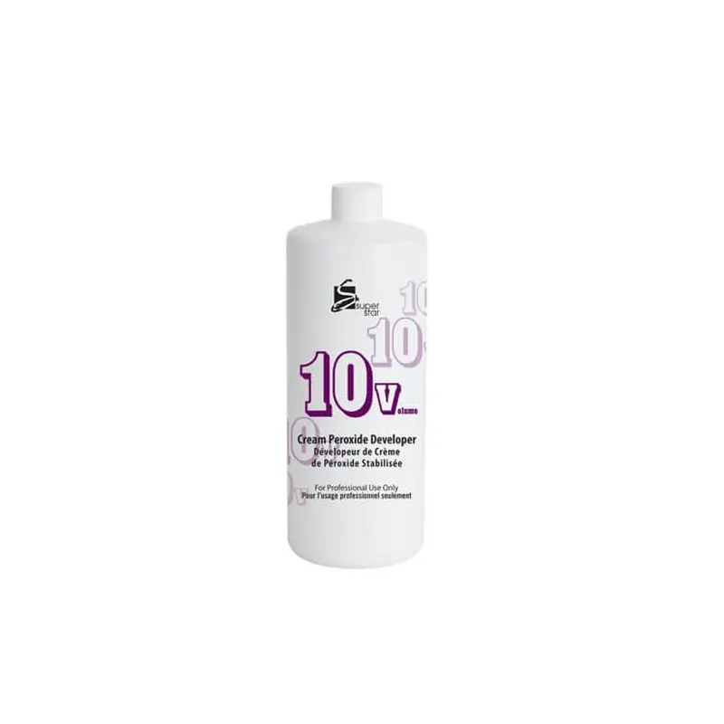 Super Star 10 Volume Cream Peroxide Developer 4 oz