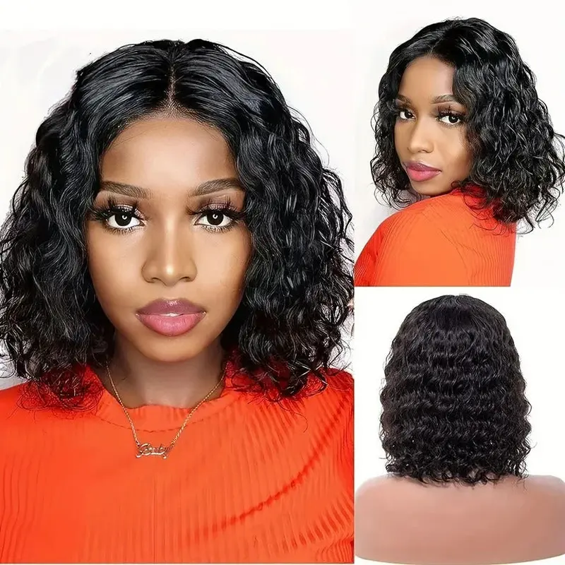 Rio 100% Brazilian Human Hair 13X6 HD Lace Frontal Wig- 12" Eqyptian Ocean