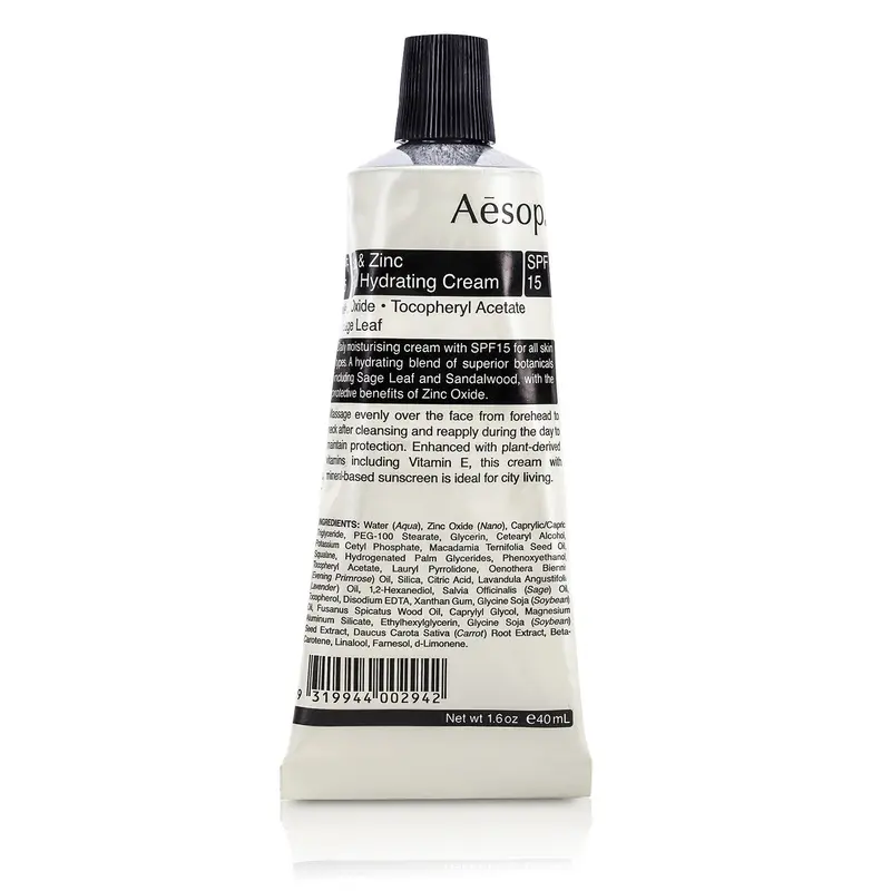 Aesop Sage & Zinc Facial Hydrating Cream SPF15  40ml/1.63oz