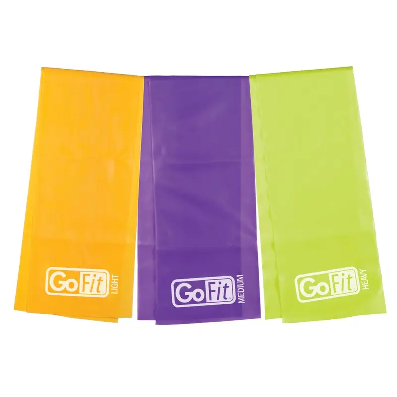 GoFit Latex Free Flat Power Band Set