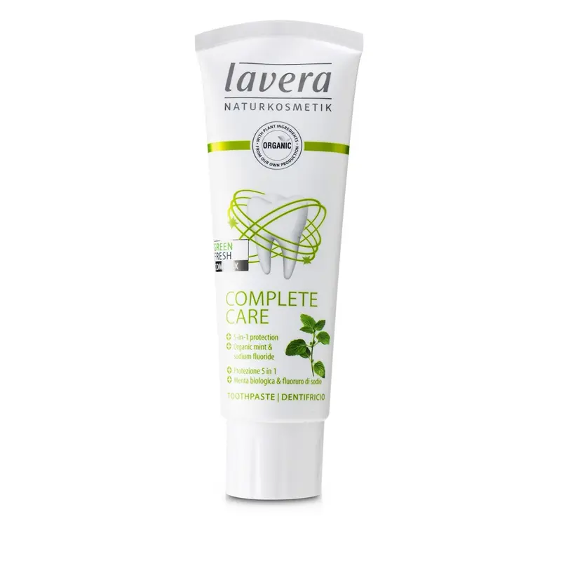 Lavera Toothpaste (Complete Care) - With Organic Mint & Sodium Fluoride  75ml/2.5oz