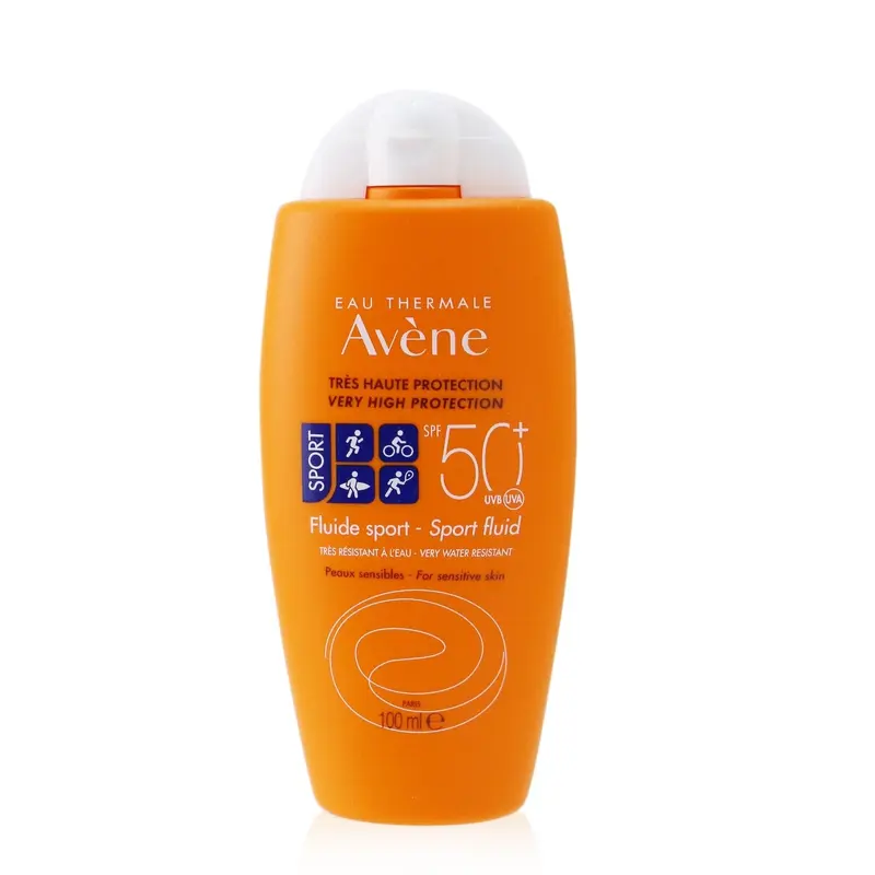 Avene Sport Fluid SPF 50+ (Face & Body) - For Sensitive Skin  100ml/3.4oz