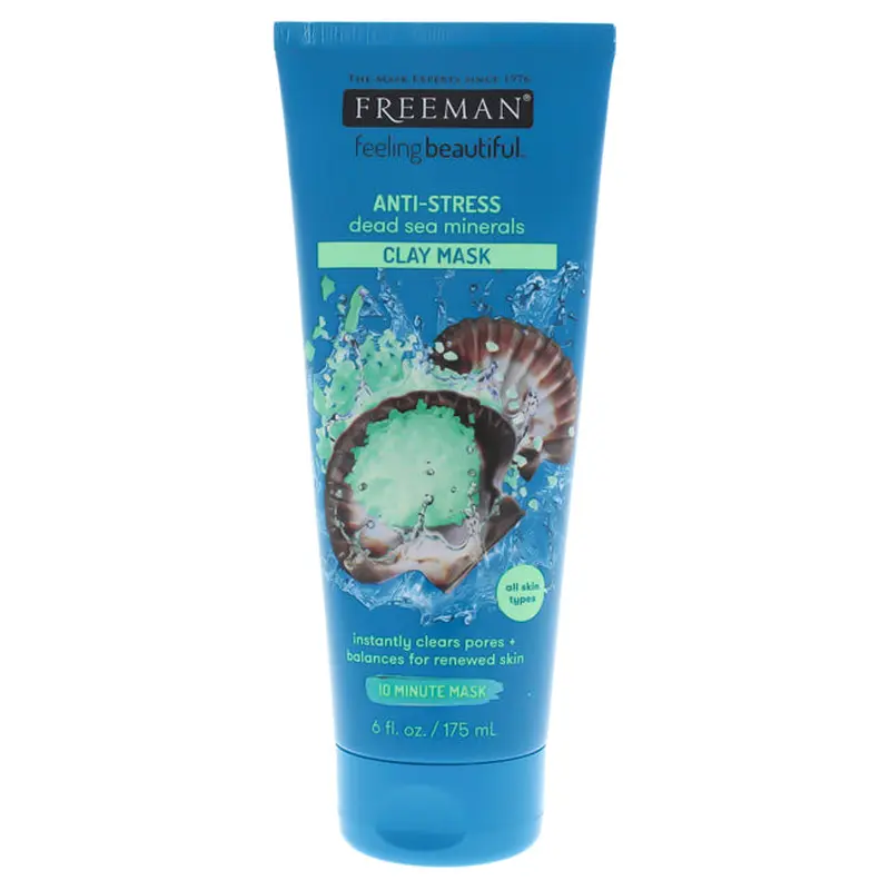 Freeman Feeling Beautiful Facial Anti-Stress Mask Dead Sea Minerals by Freeman for Unisex - 6 oz Mask