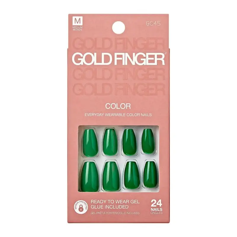 Gold Finger Solid Color Nails - Rich Spirit