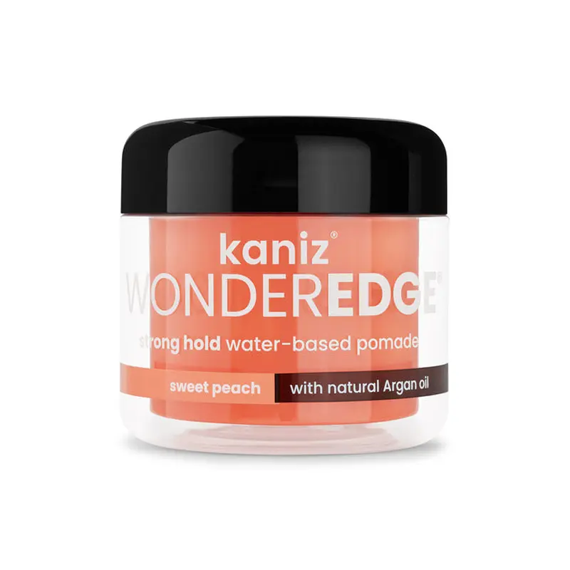 Kaniz WonderEdge Strong Hold Water Based Pomade - Sweet Peach