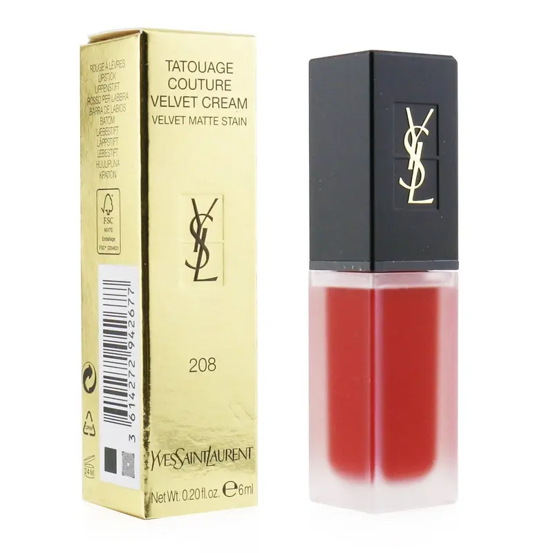 Yves Saint Laurent Tatouage Couture Velvet Cream Velvet Matte Stain - # 216 Nude Emblem (Box Slightly Damaged)  6ml/0.2oz