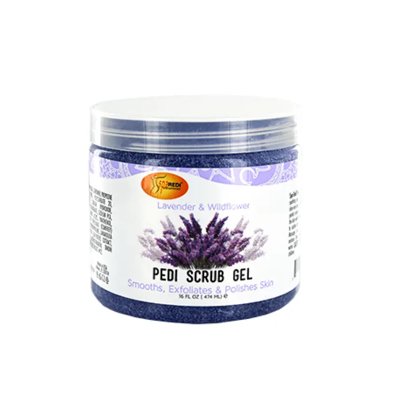 Spa Redi Lavender & Wildflower Pedi Scrub Gel 16oz - Dollar Deals