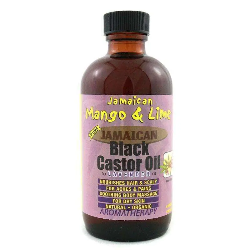 Jamaican Mango & Lime Black Castor Oil - Lavender