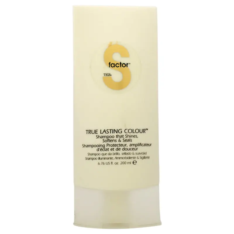 Tigi S-Factor True Lasting Colour Shampoo by TIGI for Unisex - 6.76 oz Shampoo