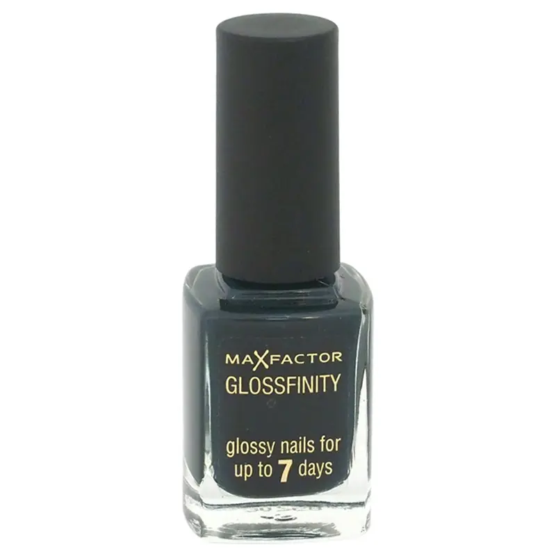 Max Factor Glossfinity Nail Polish - 180 Blackout by Max Factor for Women - 0.37 oz Nail Polish