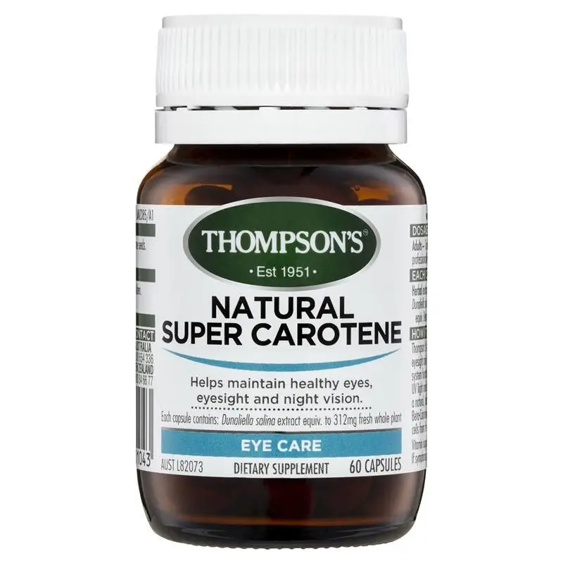 Thompson's Natural Super Carotene 60 Capsules