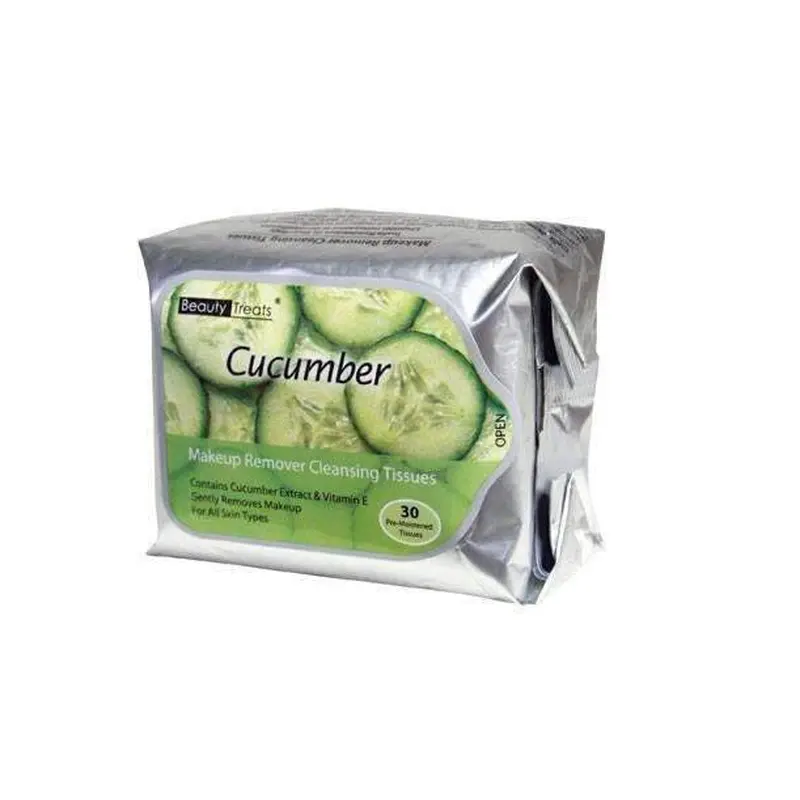 Beauty Treats Makeup Remover Cleansing Tissues - Cucumber