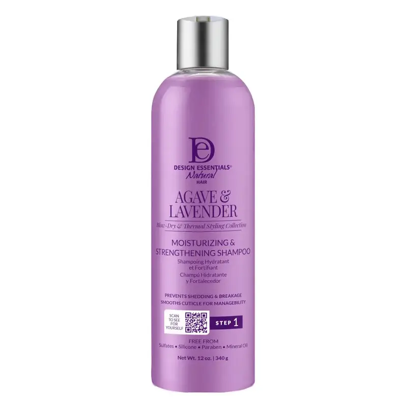 Design Essentials Agave & Lavender Moisturizing & Strengthening Shampoo - 12 oz