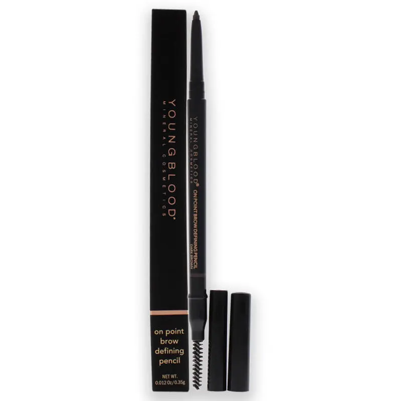 Youngblood On Point Brow Defining Pencil - Dark Brown by Youngblood for Women - 0.012 oz Eyebrow Pencil