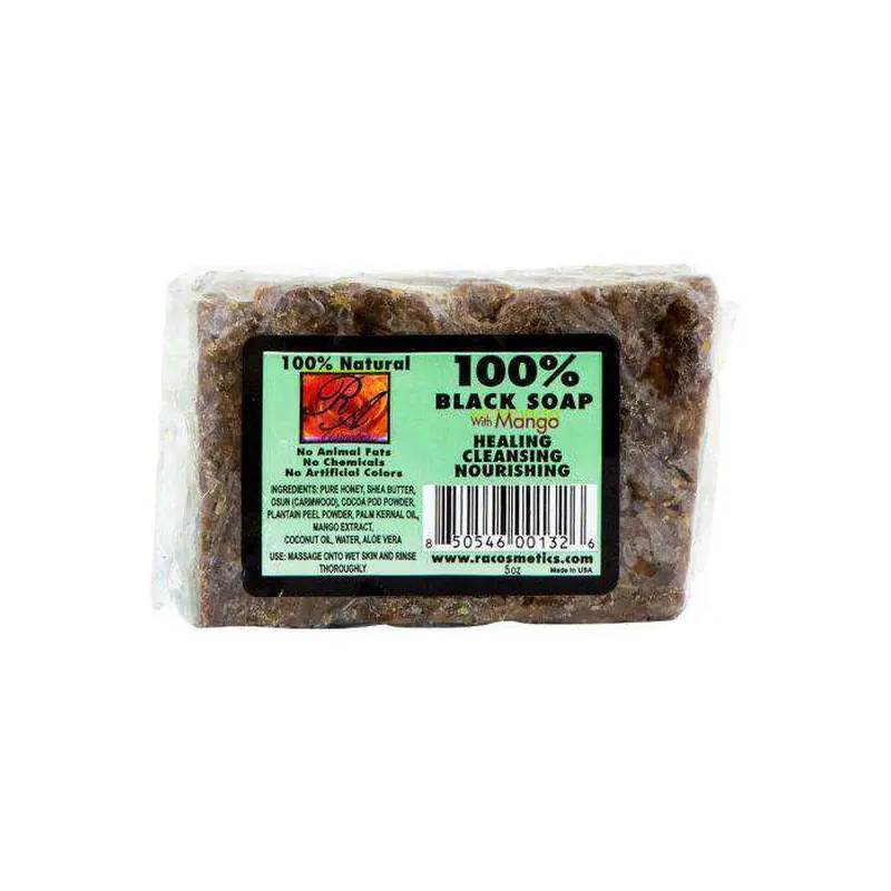RA Cosmetics Black Soap Bar With Mango