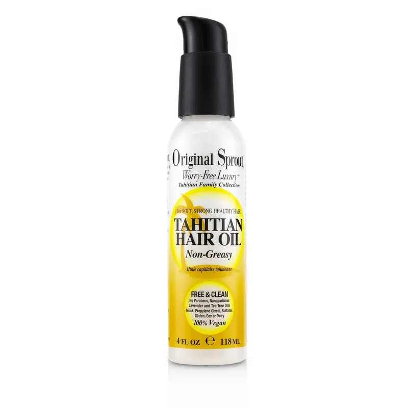 Original Sprout Tahitian Family Collection Tahitian Hair Oil (For Soft, Strong Healthy Hair)  118ml/4oz