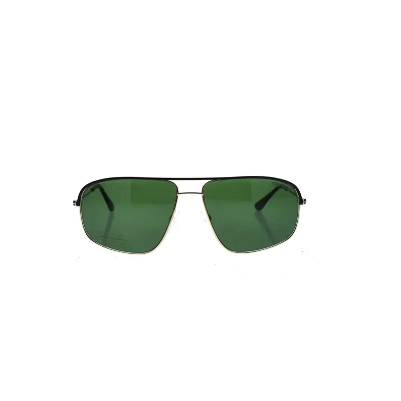 Tom Ford Tom Ford TF467 02N Justing - Matte Black Gold/Green by Tom Ford for Unisex - 60-14-140 mm Sunglasses