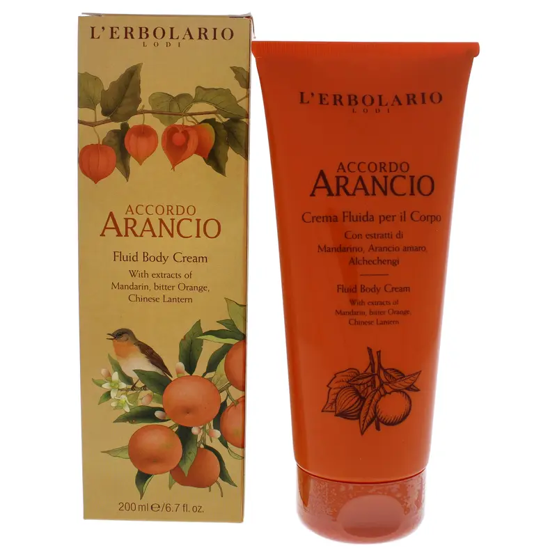 LErbolario Accordo Arancio Body Cream by LErbolario for Unisex - 6.7 oz Body Cream