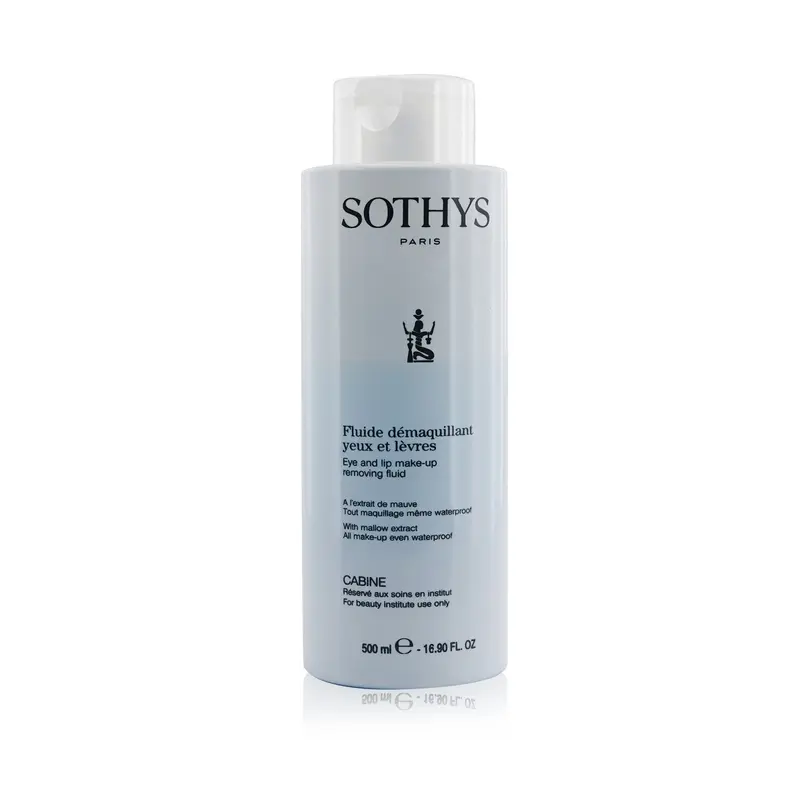 Sothys Eye And Lip Make Up Removing Fluid With Mallow Extract - For All Make Up Even Waterproof (Salon Size)  500ml/16.9oz