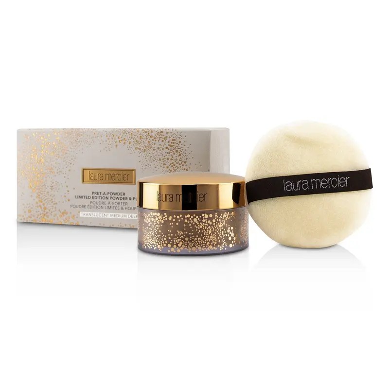 Laura Mercier Pret A Powder Limited Edition Powder & Puff - # Translucent Medium Deep  29g/1oz