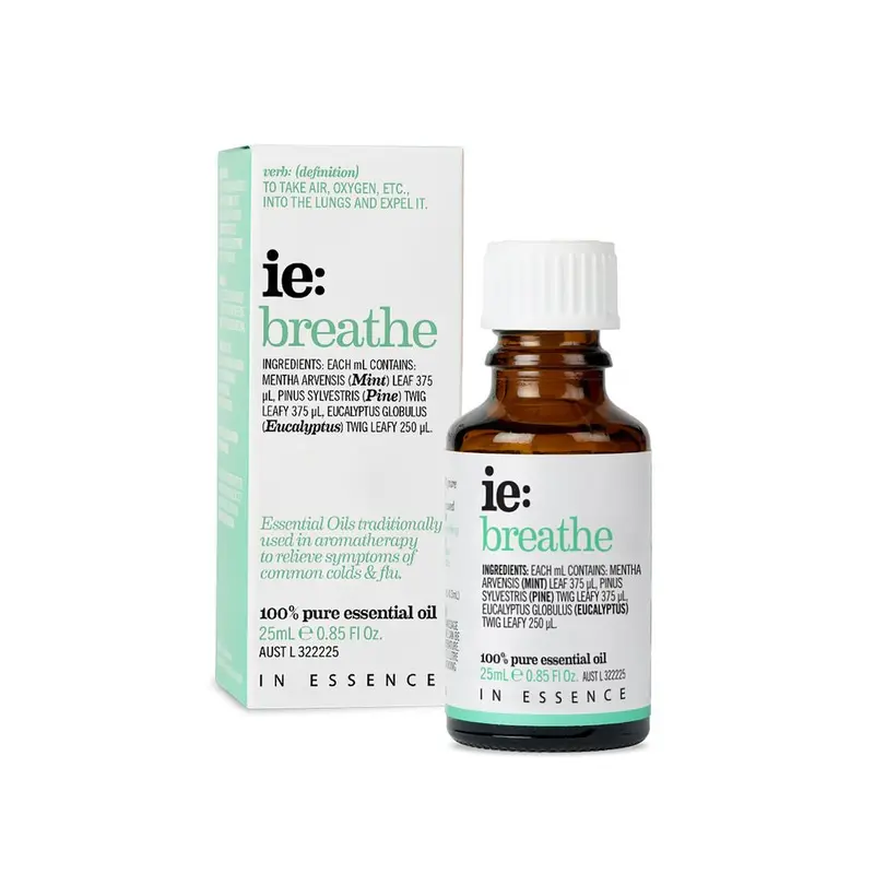 In Essence Breathe Essential Oil Blend 25ml