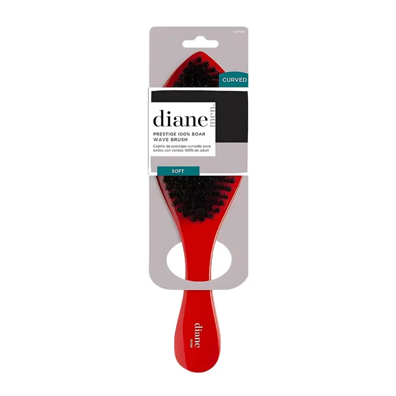 Diane Prestige 100% Boar Wave Curved Brush - Soft