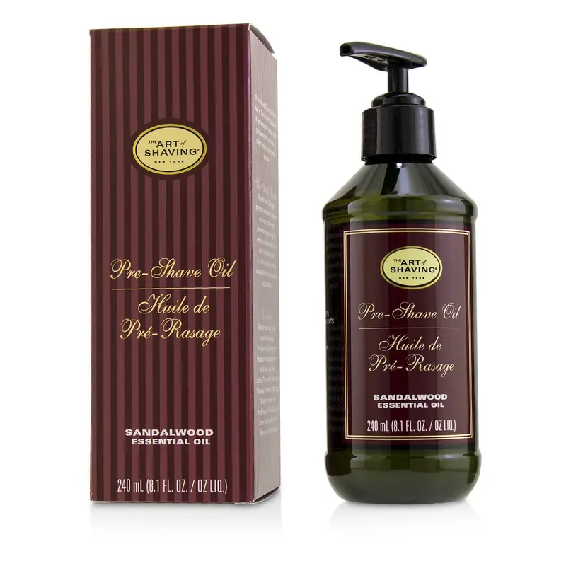 The Art Of Shaving Pre-Shave Oil - Sandalwood Essential Oil (With Pump)  240ml/8.1oz