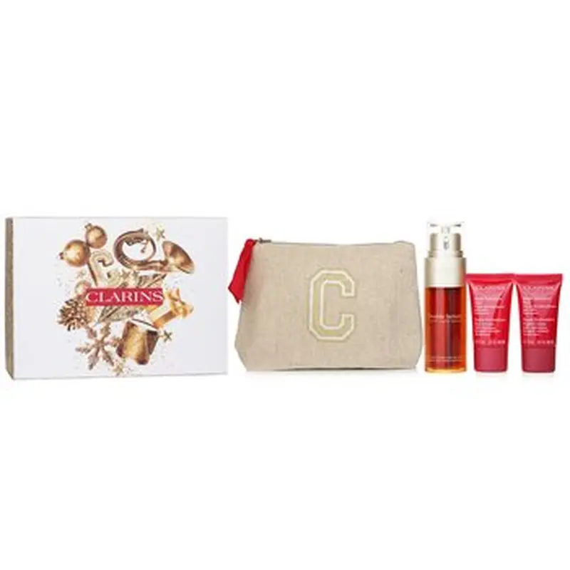 Clarins Rituale Double Serum & Multi Intensive Set:  3pcs+1bag