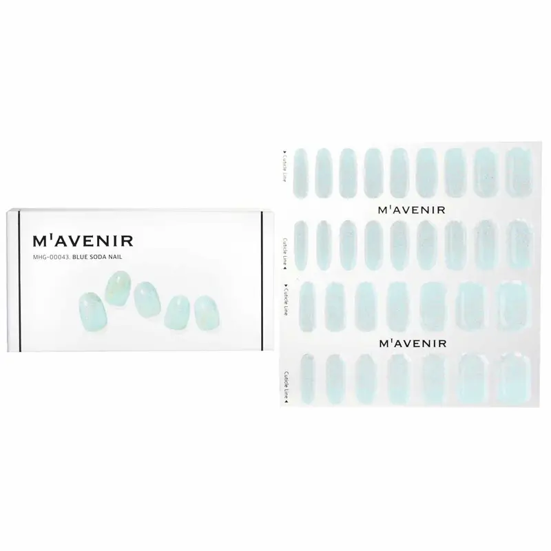 Mavenir Nail Sticker (Blue) - # Blue Soda Nail  32pcs