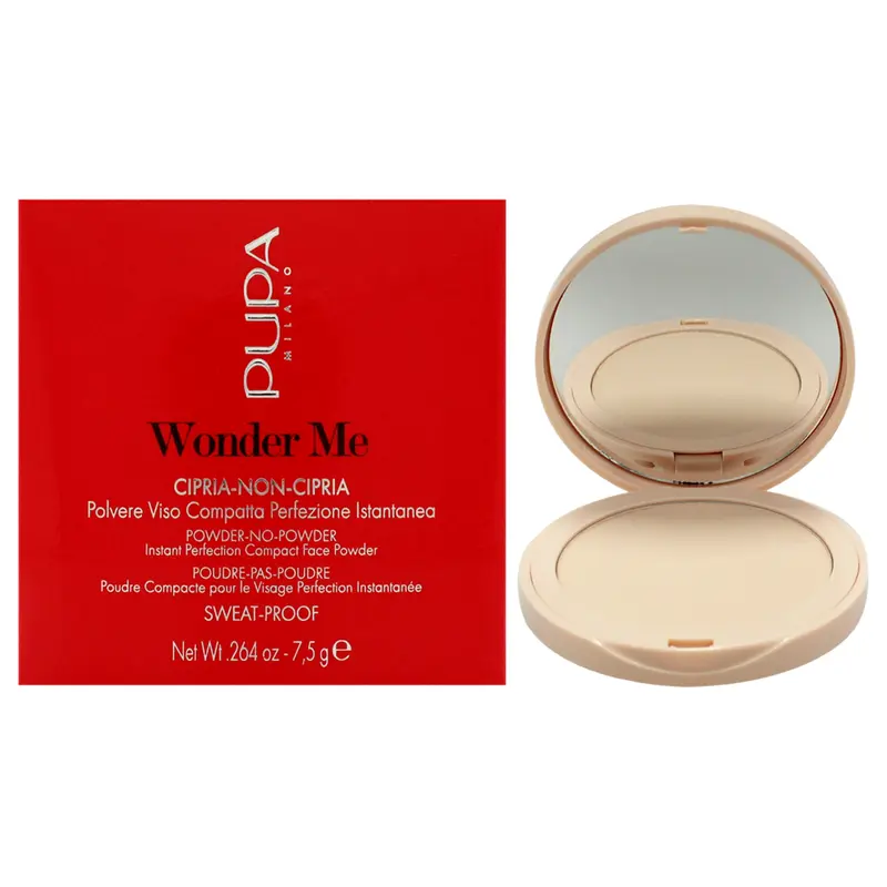 Pupa Milano Wonder Me Powder No Powder - 010 Ivory by Pupa Milano for Women - 0.21 oz Powder