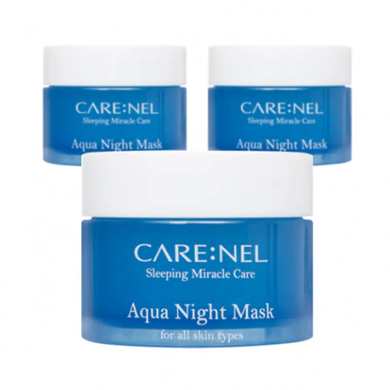 CARE:NEL Aqua Night Mask Set 3pcs 15ml