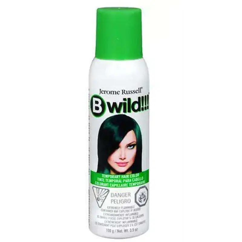 Jerome Russel Bwild Temporary Hair Color Spray - Jaguar Green