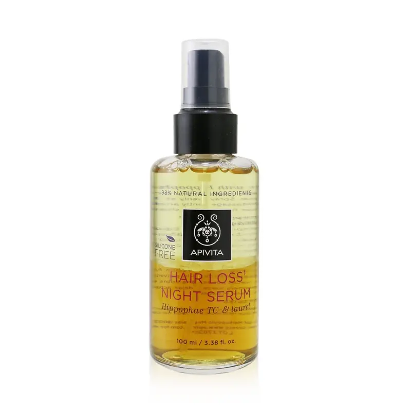 Apivita Hair Loss Night Serum with Hippophae TC & Laurel (Box Slightly Damaged)  100ml/3.38oz