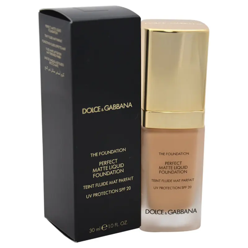 Dolce and Gabbana Perfect Matte Liquid Foundation SPF 20 - 110 Caramel by Dolce and Gabbana for Women - 1 oz Foundation